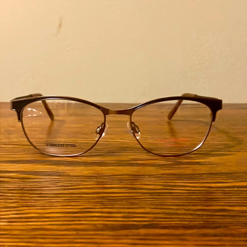 Isaac Mizrahi Pink Stainless Steel Eyeglass Frames IM 30000